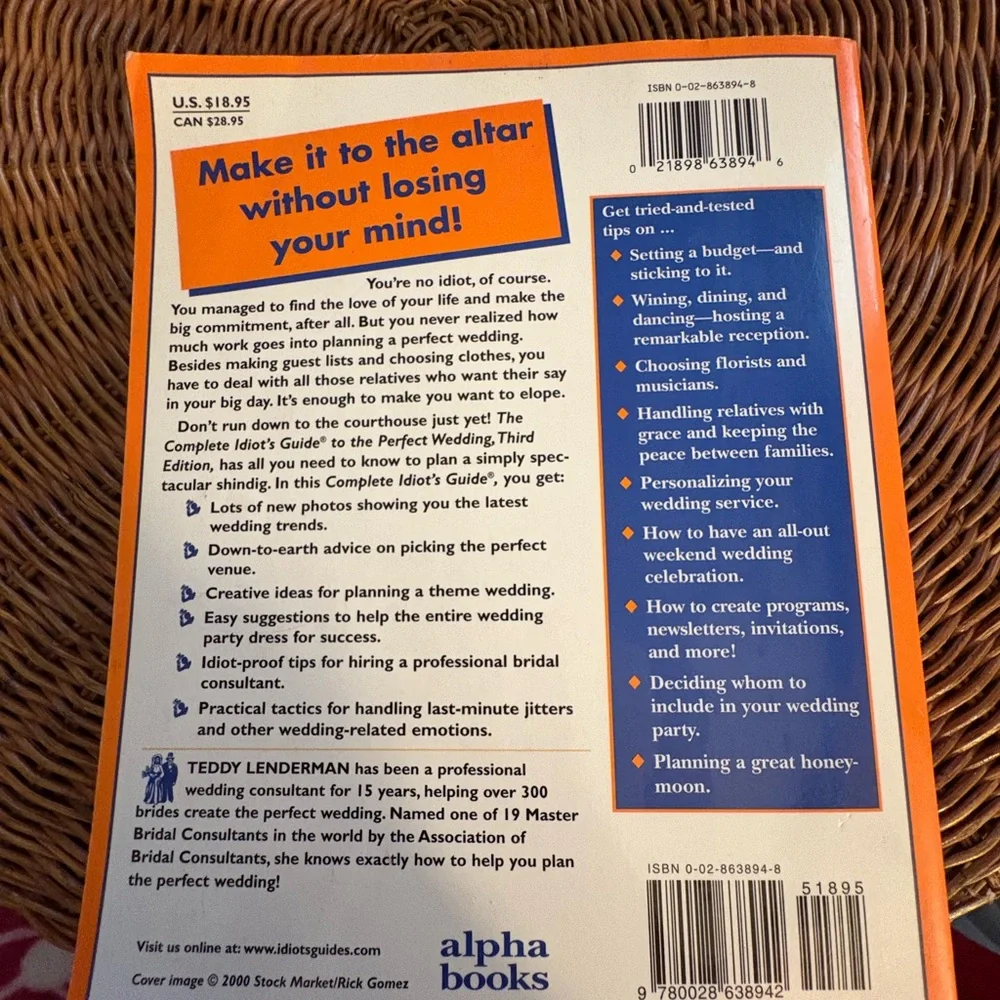 The Complete Idiot's Guide to The Perfect Wedding - Third Edition